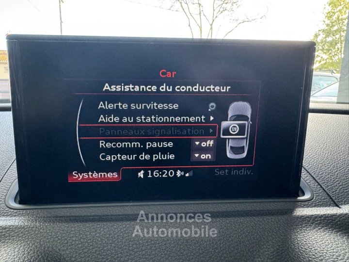 Audi A3 BERLINE 20 TDI 150 Ambition Luxe S tronic 6 VIDANGE DE BOITE FAITE / CAMERA / CARPLAY / DRIVE SELECT / PALETTES / JANTES 18 ROTORS - 18