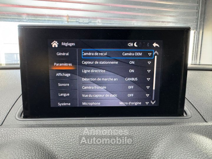 Audi A3 BERLINE 20 TDI 150 Ambition Luxe S tronic 6 VIDANGE DE BOITE FAITE / CAMERA / CARPLAY / DRIVE SELECT / PALETTES / JANTES 18 ROTORS - 22