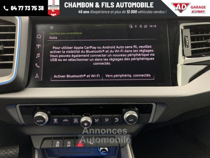 Audi A1 Sportback 30 TFSI 116 ch S tronic 7 Design - 18