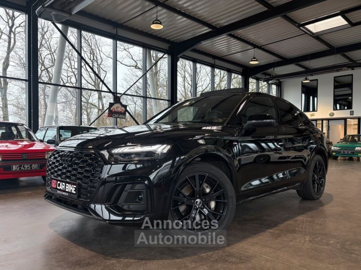 Audi Q5 Sportback 55 TFSI 367ch Quattro S Line Suivi Garantie 6 ans Toit ouvrant suspensino pneumatique Bang & olufsen 609-mois - 1