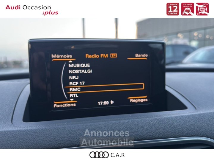Audi Q3 20 TDI 150 ch S tronic 7 Quattro Ambiente - 16