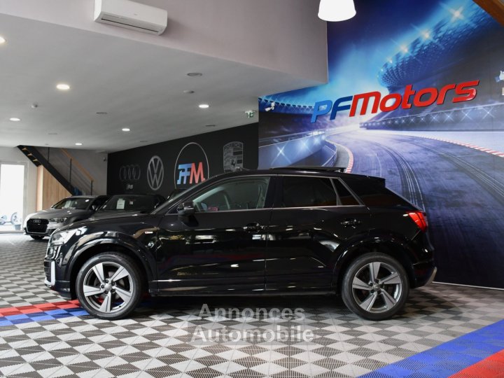 Audi Q2 S-Line Ambition Luxe 35 TFSI 150 BVM6 GPS Virtual Caméra TO Parc Assist Attelage Hayon Cuir JA 18 - 2