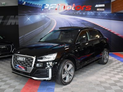 Audi Q2 S-Line Ambition Luxe 35 TFSI 150 BVM6 GPS Virtual Caméra TO Parc Assist Attelage Hayon Cuir JA 18 - 4