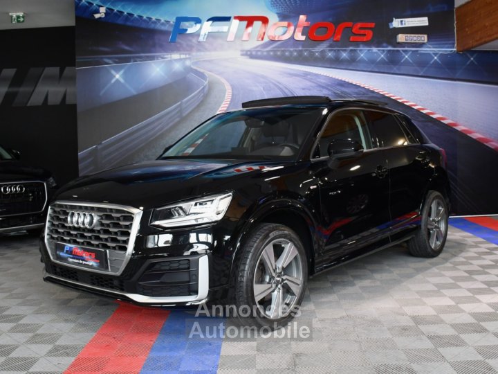 Audi Q2 S-Line Ambition Luxe 35 TFSI 150 BVM6 GPS Virtual Caméra TO Parc Assist Attelage Hayon Cuir JA 18 - 5