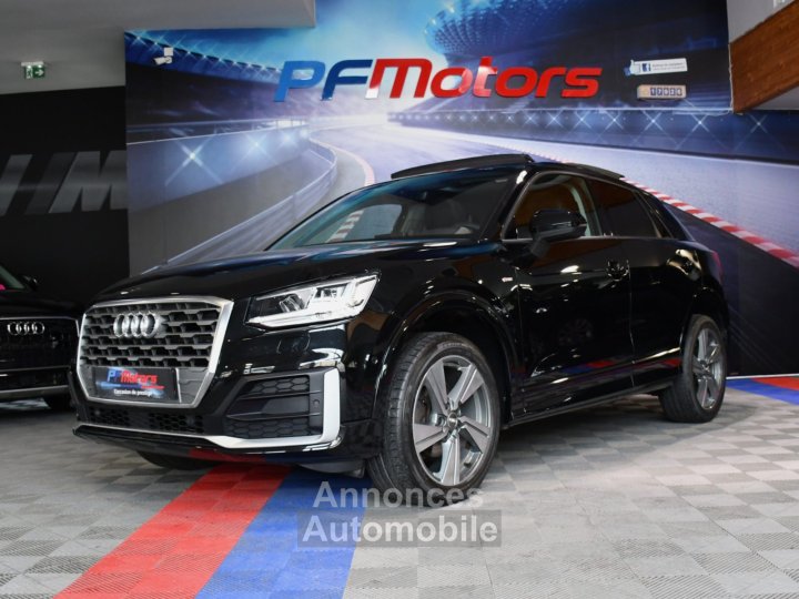 Audi Q2 S-Line Ambition Luxe 35 TFSI 150 BVM6 GPS Virtual Caméra TO Parc Assist Attelage Hayon Cuir JA 18 - 6