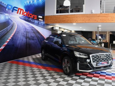 Audi Q2 S-Line Ambition Luxe 35 TFSI 150 BVM6 GPS Virtual Caméra TO Parc Assist Attelage Hayon Cuir JA 18 - 8