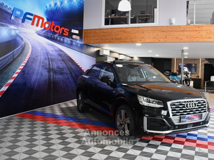 Audi Q2 S-Line Ambition Luxe 35 TFSI 150 BVM6 GPS Virtual Caméra TO Parc Assist Attelage Hayon Cuir JA 18 - 8