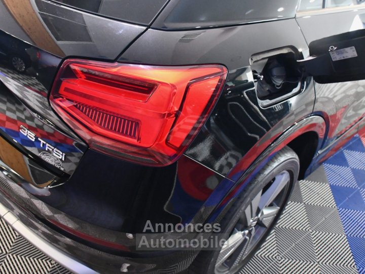 Audi Q2 S-Line Ambition Luxe 35 TFSI 150 BVM6 GPS Virtual Caméra TO Parc Assist Attelage Hayon Cuir JA 18 - 18