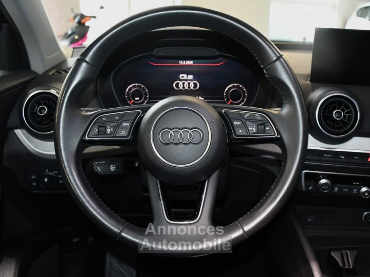 Audi Q2 S-Line Ambition Luxe 35 TFSI 150 BVM6 GPS Virtual Caméra TO Parc Assist Attelage Hayon Cuir JA 18 - 21