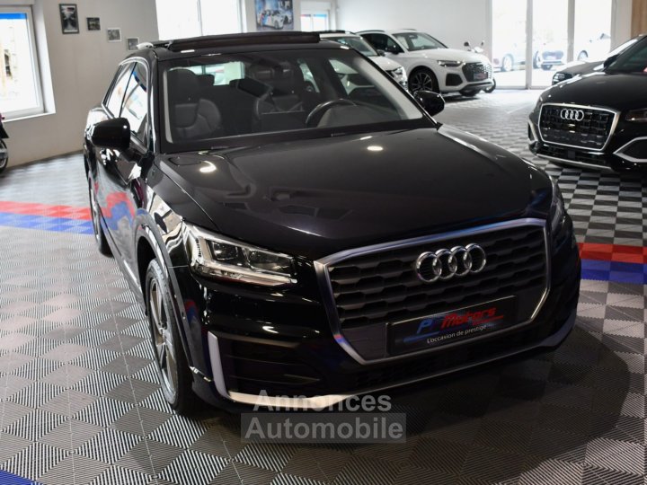 Audi Q2 S-Line Ambition Luxe 35 TFSI 150 BVM6 GPS Virtual Caméra TO Parc Assist Attelage Hayon Cuir JA 18 - 27