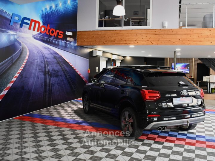 Audi Q2 S-Line Ambition Luxe 35 TFSI 150 BVM6 GPS Virtual Caméra TO Parc Assist Attelage Hayon Cuir JA 18 - 32