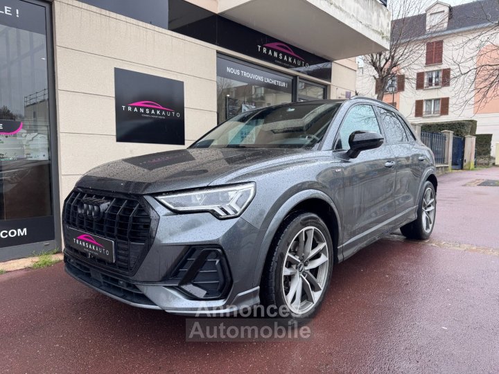 Audi Q3 35 TFSI 150 ch S tronic 7 S line - ATTELAGE - APPLE CARPLAY- CAMÉRA DE RECUL - SIÈGES CHAUFFANTS - 1