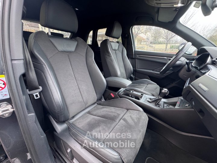Audi Q3 35 TFSI 150 ch S tronic 7 S line - ATTELAGE - APPLE CARPLAY- CAMÉRA DE RECUL - SIÈGES CHAUFFANTS - 29