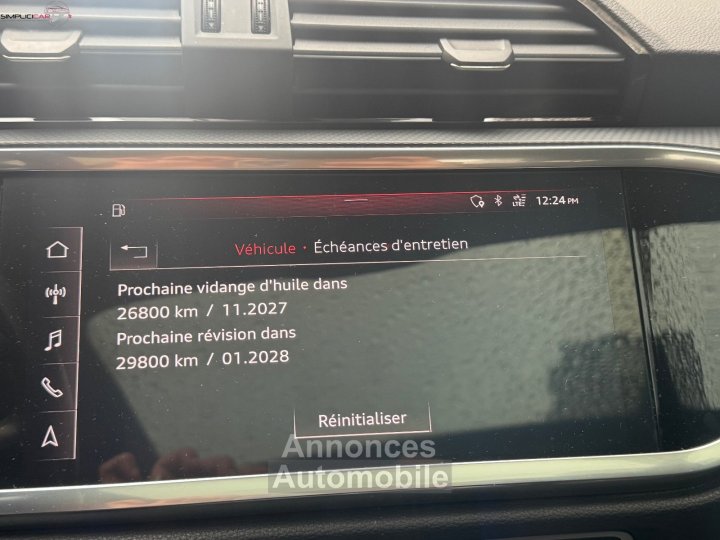 Audi Q3 Sportback 35 TFSI 150 ch S tronic 7 S line GARANTIE 12 MOIS / TVA RECUPERABLE - 16