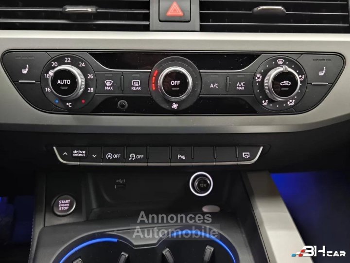 Audi A4 Avant 40 20 TDI S-Tronic 7 Design Luxe - 190cv / Apple Carplay / Attelage / Hayon / Radars - 11