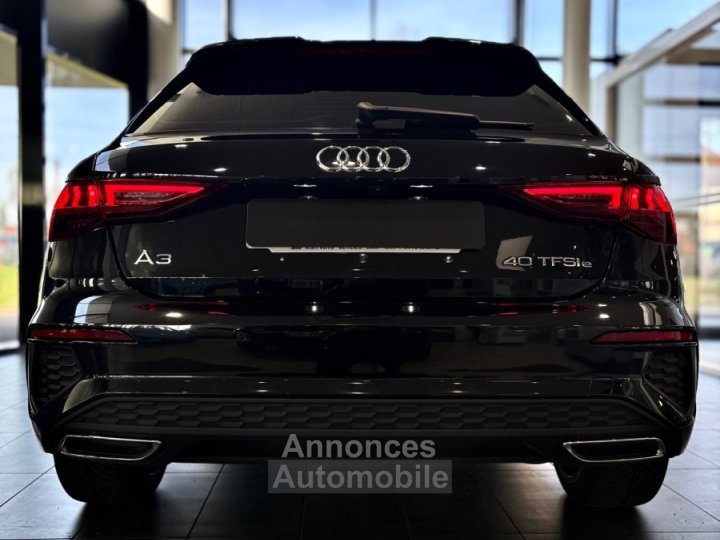 Audi A3 Sportback S Line 40 TFSIe 204ch S TRONIC 6 GARANTIE 12 Mois 390€/ Mois sans apport - 5
