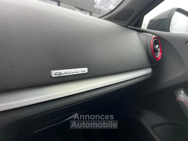 Audi S3 SPORTBACK 20 TFSI 310 QUATTRO S-TRONIC BVA - 16