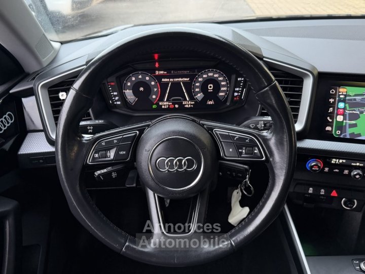 Audi A1 Sportback II DESIGN 25 TFSI 10 95 Cv VIRTUAL COCKPIT APPLE CARPLAY & ANDROID Garantie 1 an - 19