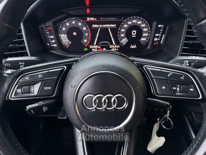 Audi A1 Sportback II DESIGN 25 TFSI 10 95 Cv VIRTUAL COCKPIT APPLE CARPLAY & ANDROID Garantie 1 an - 20