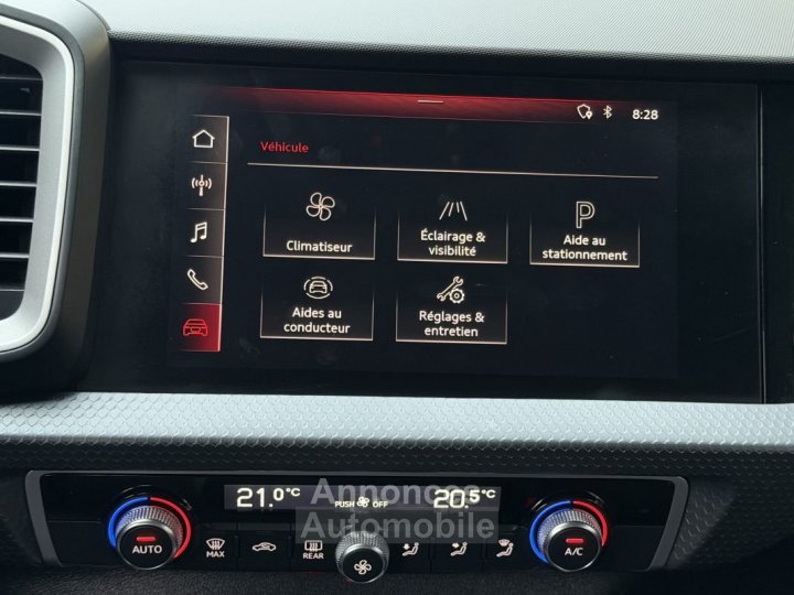 Audi A1 Sportback II DESIGN 25 TFSI 10 95 Cv VIRTUAL COCKPIT APPLE CARPLAY & ANDROID Garantie 1 an - 29