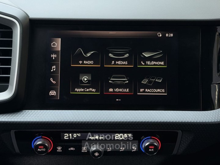 Audi A1 Sportback II DESIGN 25 TFSI 10 95 Cv VIRTUAL COCKPIT APPLE CARPLAY & ANDROID Garantie 1 an - 30