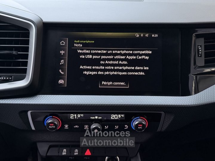 Audi A1 Sportback II DESIGN 25 TFSI 10 95 Cv VIRTUAL COCKPIT APPLE CARPLAY & ANDROID Garantie 1 an - 32