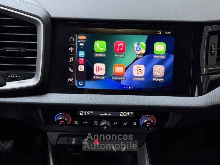 Audi A1 Sportback II DESIGN 25 TFSI 10 95 Cv VIRTUAL COCKPIT APPLE CARPLAY & ANDROID Garantie 1 an - 34