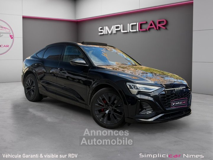 Audi Q8 E-TRON SPORTBACK S-LINE 55 408 ch 114 kWh Quattro - Toit Ouvrant - M&eacute;plat - Si&egrave;ge Electrique M&eacute;moire - Cam&eacute;ra 360 - 1