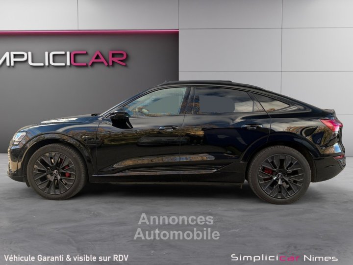 Audi Q8 E-TRON SPORTBACK S-LINE 55 408 ch 114 kWh Quattro - Toit Ouvrant - M&eacute;plat - Si&egrave;ge Electrique M&eacute;moire - Cam&eacute;ra 360 - 5