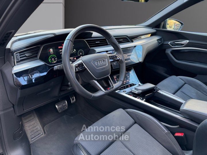 Audi Q8 E-TRON SPORTBACK S-LINE 55 408 ch 114 kWh Quattro - Toit Ouvrant - M&eacute;plat - Si&egrave;ge Electrique M&eacute;moire - Cam&eacute;ra 360 - 9