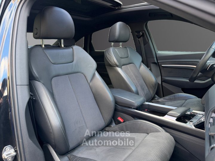 Audi Q8 E-TRON SPORTBACK S-LINE 55 408 ch 114 kWh Quattro - Toit Ouvrant - M&eacute;plat - Si&egrave;ge Electrique M&eacute;moire - Cam&eacute;ra 360 - 10