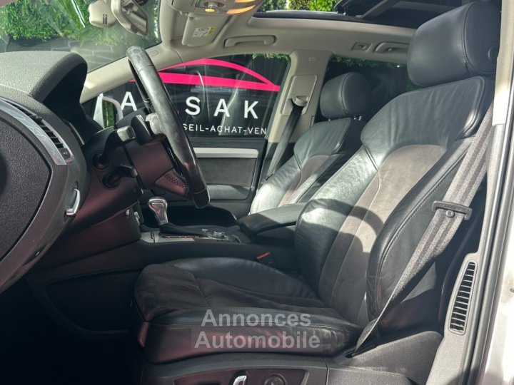Audi Q7 30 V6 TDI 245 ch Quattro S Line 7 pl ~ Si&egrave;ges/hayon &eacute;lectrique ~ Suspensions pilot&eacute;s ~ Cam&eacute;ra ~ Toit ouvrant/pano ~ Bose - 21