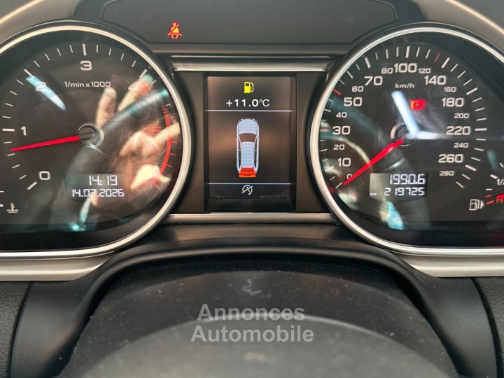 Audi Q7 30 V6 TDI 245 ch Quattro S Line 7 pl ~ Si&egrave;ges/hayon &eacute;lectrique ~ Suspensions pilot&eacute;s ~ Cam&eacute;ra ~ Toit ouvrant/pano ~ Bose - 28