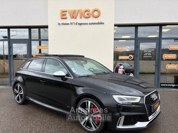 Audi RS3 sportback 25 tfsi 400ch -malus paye- toit ouvrant- bo-entretiens complet - 1