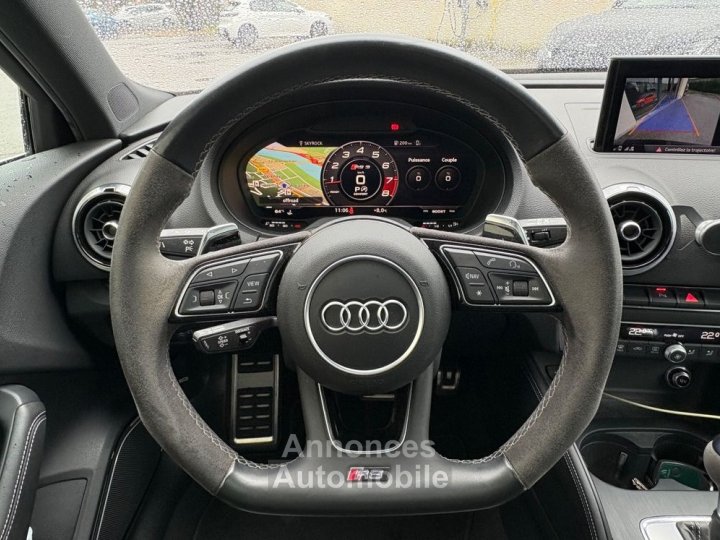 Audi RS3 sportback 25 tfsi 400ch -malus paye- toit ouvrant- bo-entretiens complet - 4