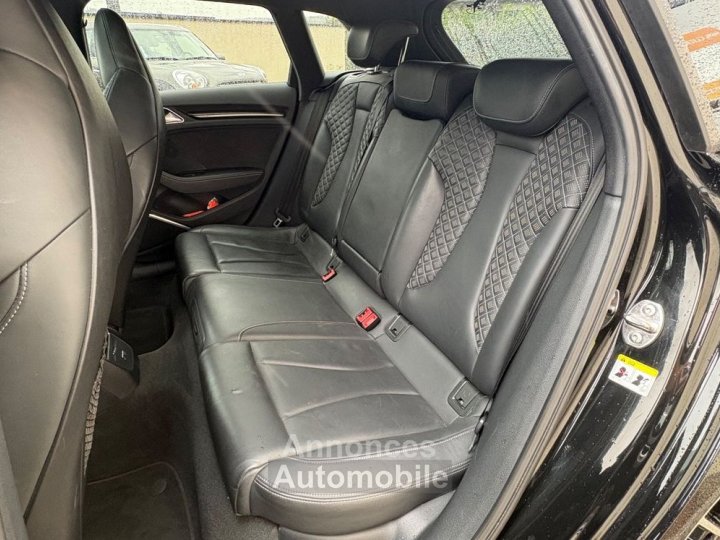 Audi RS3 sportback 25 tfsi 400ch -malus paye- toit ouvrant- bo-entretiens complet - 15