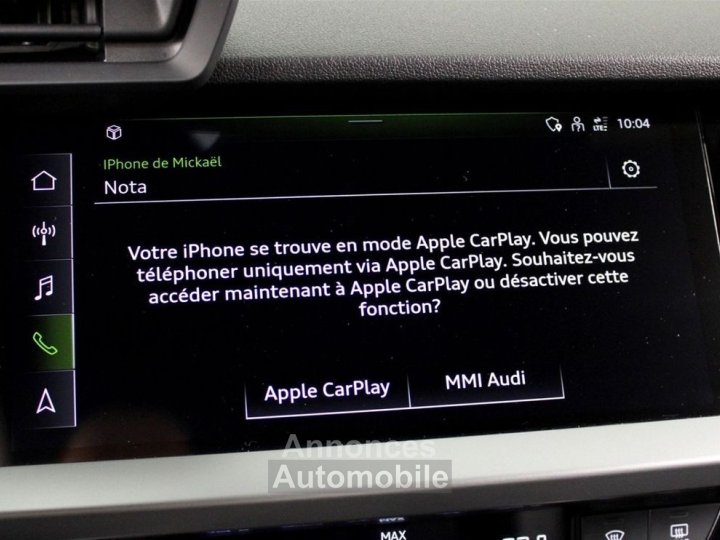 Audi A3 Sportback 40 TFSI E 204CH DESIGN S TRONIC 6 - 18