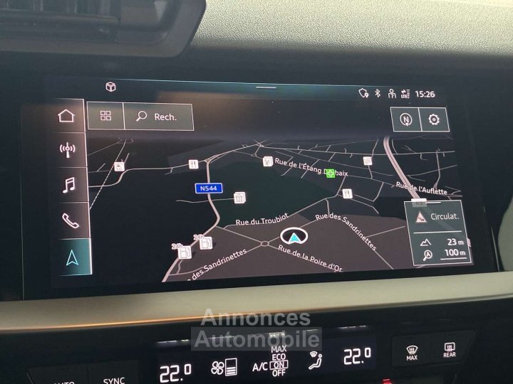 Audi A3 Sportback 10TFSI SPORT-1ERPRO-COCKPIT-GPS-CARPLAY - 18