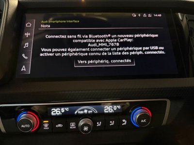 Audi A1 Sportback 10 25 tfsi 95 + clim auto radar av-ar apple carplay-android sans fil   - 14