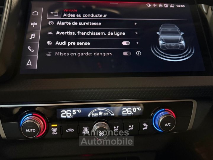 Audi A1 Sportback 10 25 tfsi 95 + clim auto radar av-ar apple carplay-android sans fil - 15