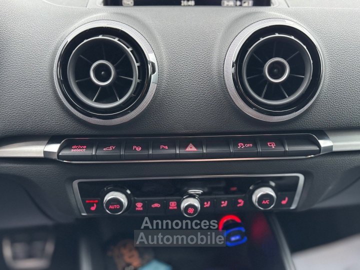 Audi A3 III (2) SPORTBACK 14 TFSI E-TRON S LINE S TRONIC - PARK ASSIST - SIEGES CHAUFFANTS - 23