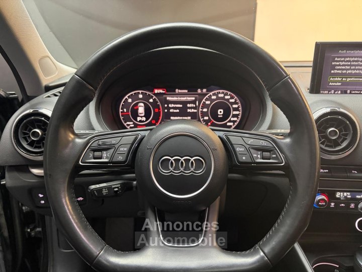 Audi A3 20 TDI 150 S tronic 7 Design Luxe / Garantie 6 mois / DISTRIBUTION OK - 8