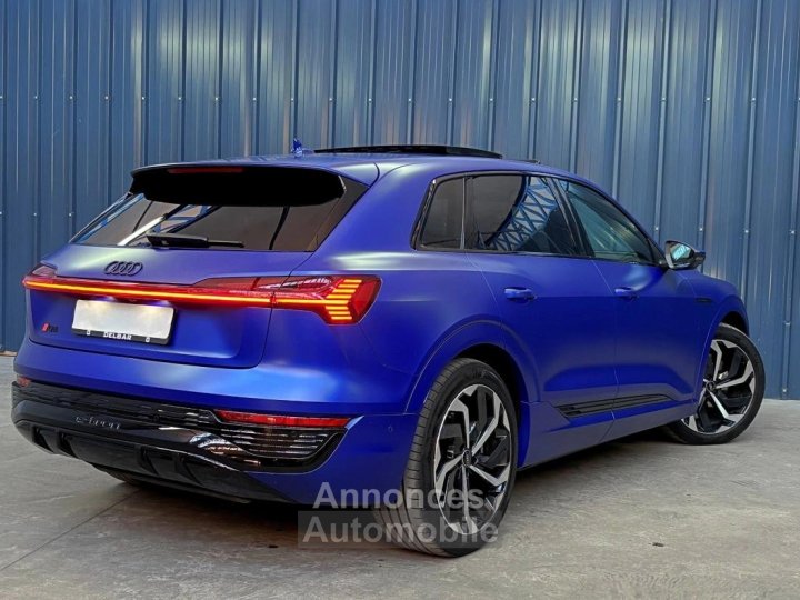 Audi SQ8 E-tron SPORTBACK ELECTRIC 505 307PPM 114KWH QUATTRO BVA - Garantie - Parfait ETAT -Attelage - 4