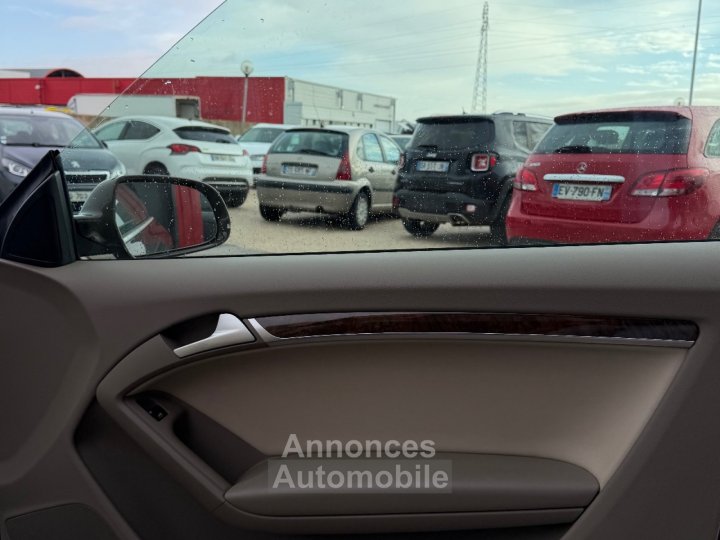 Audi A5 CABRIOLET V6 27 TDI 190 DPF Ambition Luxe Multitronic A - 20