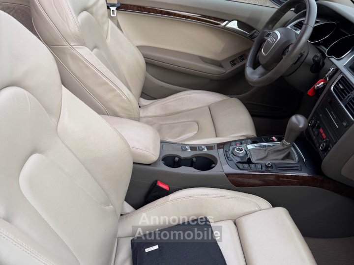 Audi A5 CABRIOLET V6 27 TDI 190 DPF Ambition Luxe Multitronic A - 22