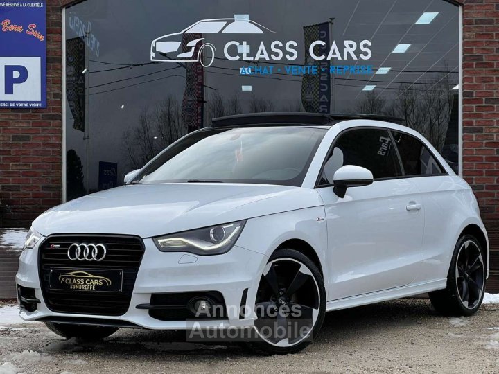 Audi A1 14 TFSI S line Bte-AUTO TOIT-PANO GPS RADAR CRUIS - 1