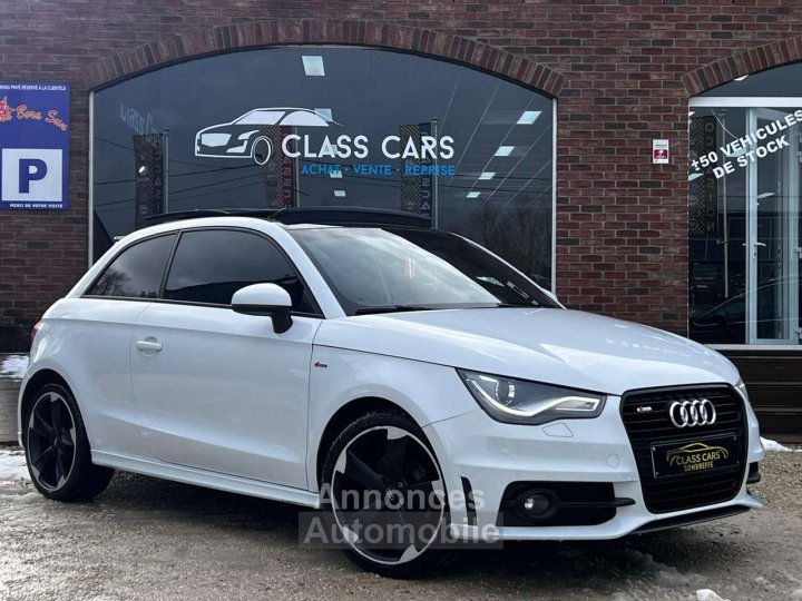 Audi A1 14 TFSI S line Bte-AUTO TOIT-PANO GPS RADAR CRUIS - 2