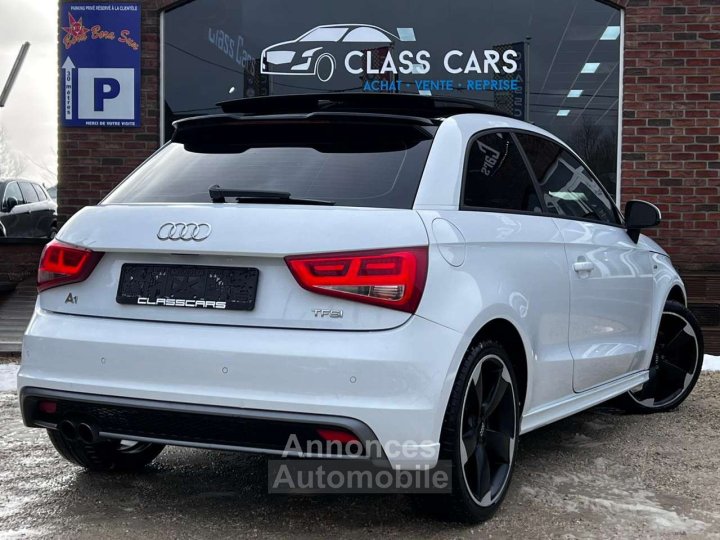 Audi A1 14 TFSI S line Bte-AUTO TOIT-PANO GPS RADAR CRUIS - 3