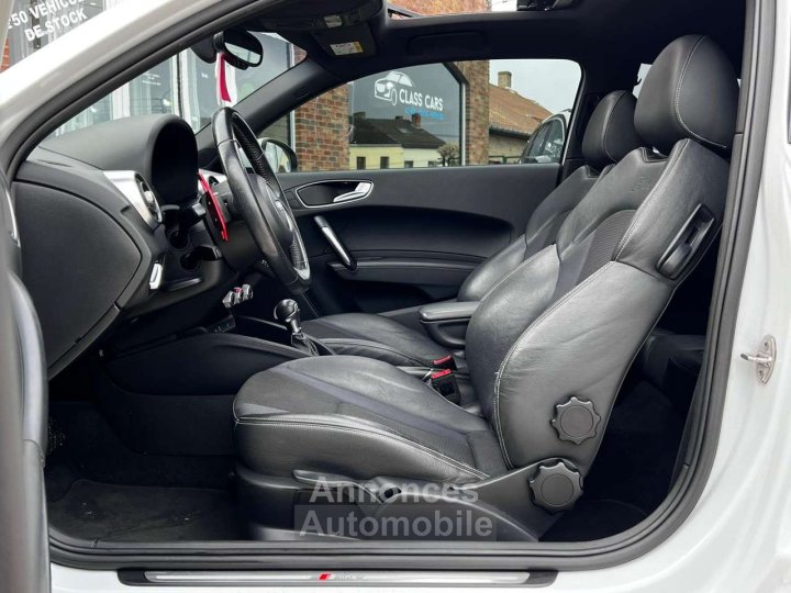Audi A1 14 TFSI S line Bte-AUTO TOIT-PANO GPS RADAR CRUIS - 10