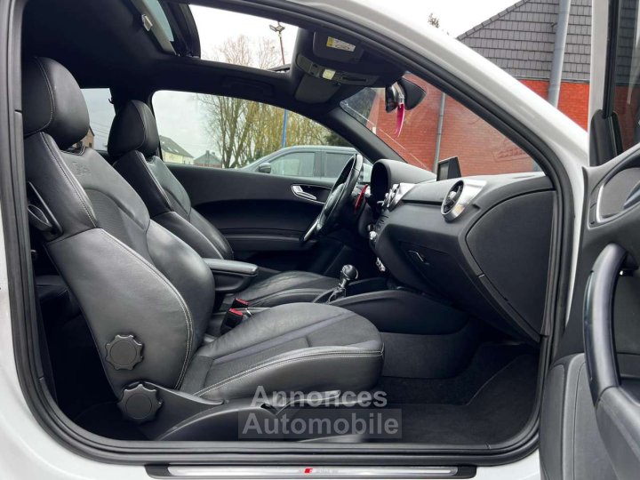 Audi A1 14 TFSI S line Bte-AUTO TOIT-PANO GPS RADAR CRUIS - 11